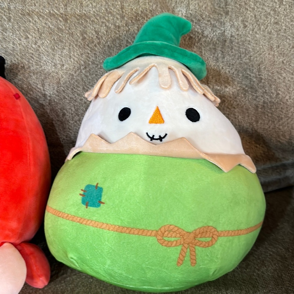 Squishmallows Samuel Scarecrow 8” Kellytoy Fall Halloween Plush